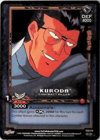 Yu Yu Hakusho TCG | Kuroda, Contract Killer - Ghost Files C22 [1st Ed.] | The Nerd Merchant