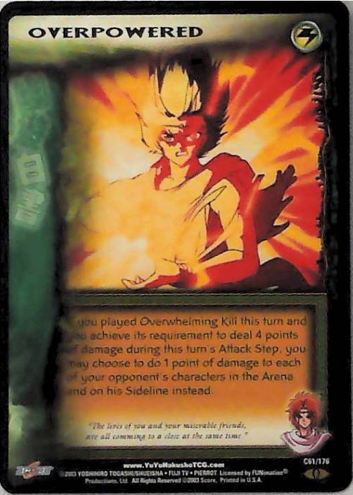 Yu Yu Hakusho TCG | Overpowered - Ghost Files C61 [1st Ed.] | The Nerd Merchant