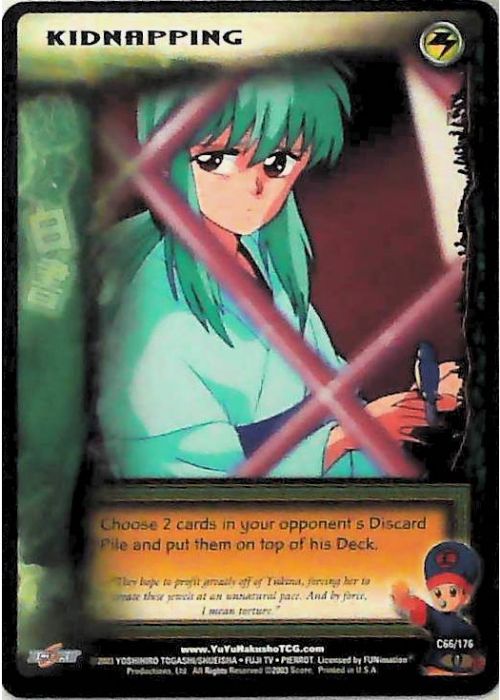 Yu Yu Hakusho TCG | Kidnapping - Ghost Files C66 [1st Ed.] | The Nerd Merchant