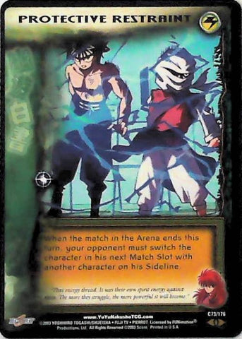 Yu Yu Hakusho TCG | Protective Restraint - Ghost Files C73 [1st Ed.] | The Nerd Merchant