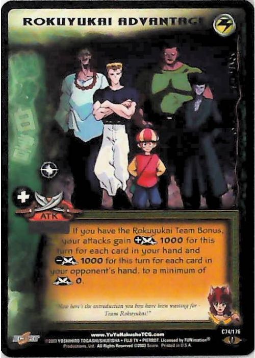 Yu Yu Hakusho TCG | Rokuyukai Advantage - Ghost Files C74 [1st Ed.] | The Nerd Merchant