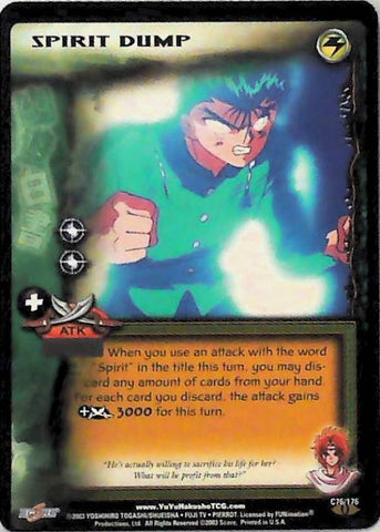 Yu Yu Hakusho TCG | Spirit Dump - Ghost Files C76 [1st Ed.] | The Nerd Merchant