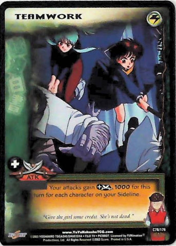 Yu Yu Hakusho TCG | Teamwork - Ghost Files C78 [1st Ed.] | The Nerd Merchant