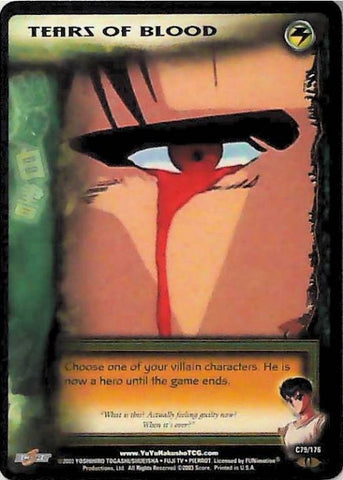 Yu Yu Hakusho TCG | Tears of Blood - Ghost Files C79 [1st Ed.] | The Nerd Merchant