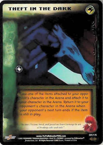 Yu Yu Hakusho TCG | Theft in the Dark - Ghost Files C81 [1st Ed.] | The Nerd Merchant