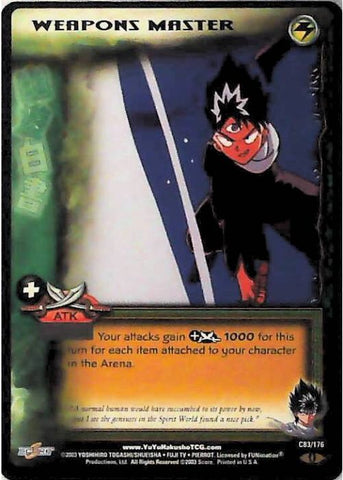 Yu Yu Hakusho TCG | Weapons Master - Ghost Files C83 [1st Ed.] | The Nerd Merchant