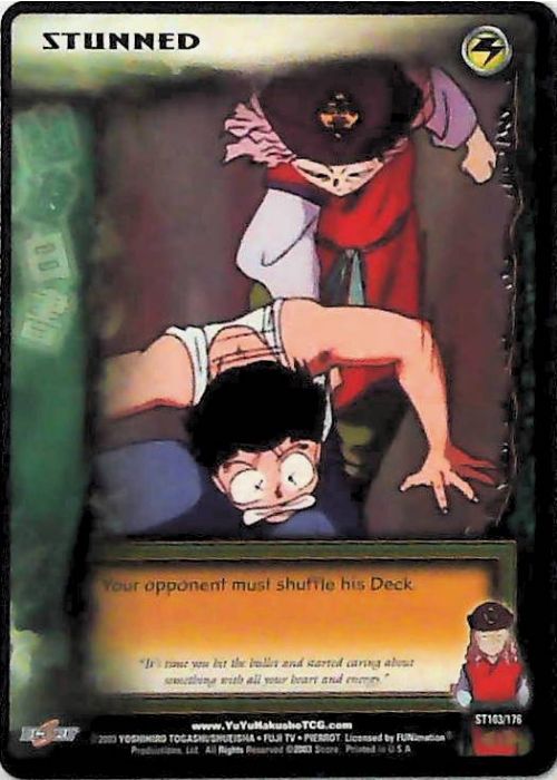 Yu Yu Hakusho TCG | Stunned - Ghost Files ST103 [1st Ed.] | The Nerd Merchant