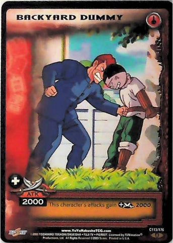 Yu Yu Hakusho TCG | Backyard Dummy - Ghost Files C113 [1st Ed.] | The Nerd Merchant