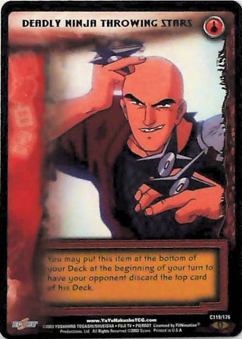 Yu Yu Hakusho TCG | Deadly Ninja Throwing Stars - Ghost Files C119 [1st Ed.] | The Nerd Merchant