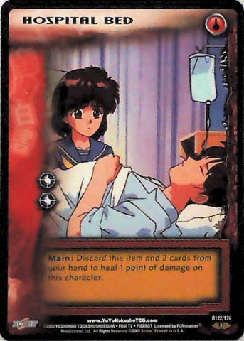 Yu Yu Hakusho TCG | Hospital Bed - Ghost Files R122 [1st Ed.] | The Nerd Merchant