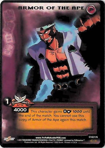 Yu Yu Hakusho TCG | Armor of the Ape - Ghost Files C142 [1st Ed.] | The Nerd Merchant