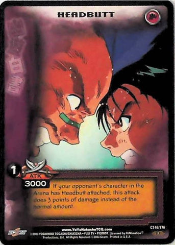 Yu Yu Hakusho TCG | Headbutt - Ghost Files C146 [1st Ed.] | The Nerd Merchant