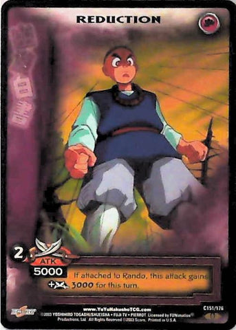 Yu Yu Hakusho TCG | Reduction - Ghost Files C151 [1st Ed.] | The Nerd Merchant