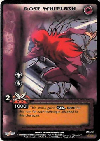 Yu Yu Hakusho TCG | Rose Whiplash - Ghost Files C152 [1st Ed.] | The Nerd Merchant