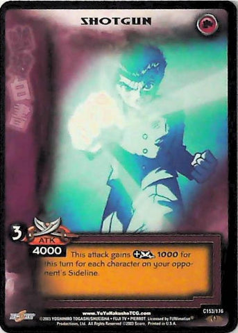 Yu Yu Hakusho TCG | Shotgun - Ghost Files C153 [1st Ed.] | The Nerd Merchant