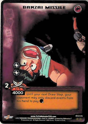 Yu Yu Hakusho TCG | Banzai Missile - Ghost Files R157 [1st Ed.] | The Nerd Merchant