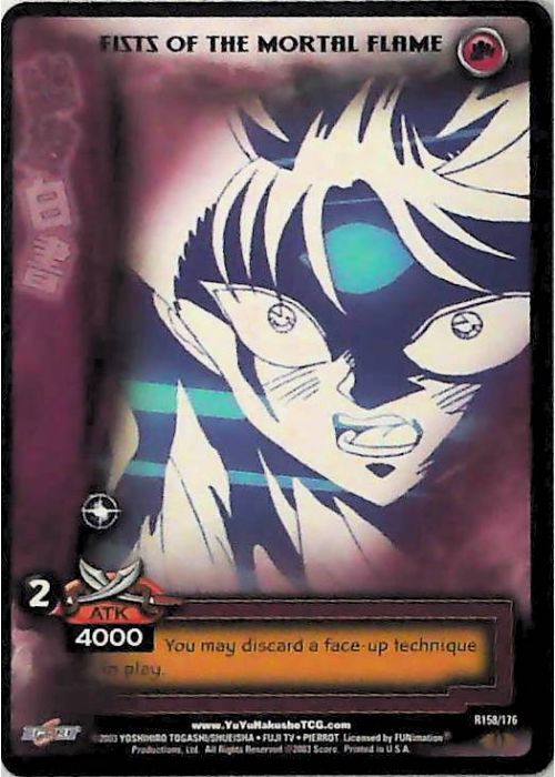 Yu Yu Hakusho TCG | Fists of the Mortal Flame - Ghost Files R158 [1st Ed.] | The Nerd Merchant