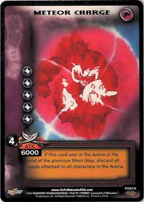 Yu Yu Hakusho TCG | Meteor Charge - Ghost Files R159 [1st Ed.] | The Nerd Merchant