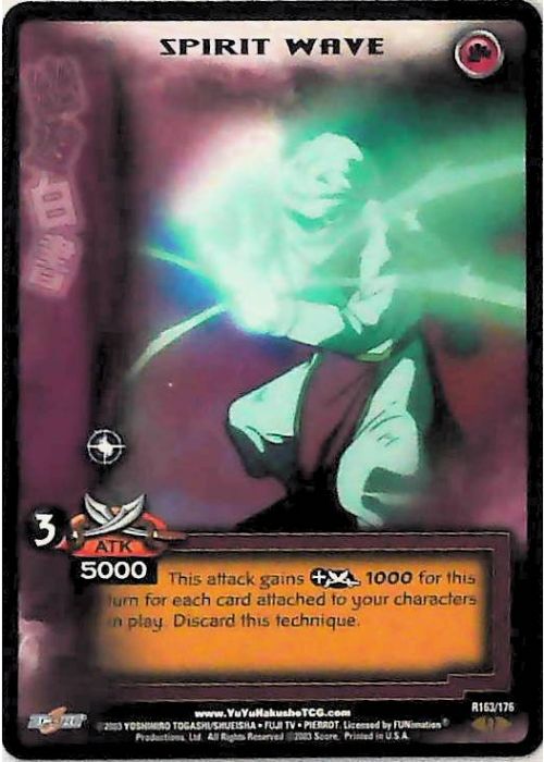 Yu Yu Hakusho TCG | Spirit Wave - Ghost Files R163 [1st Ed.] | The Nerd Merchant