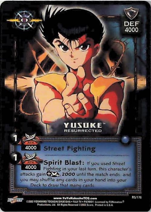 Yu Yu Hakusho TCG | Yusuke, Resurrected - Ghost Files R5 | The Nerd Merchant