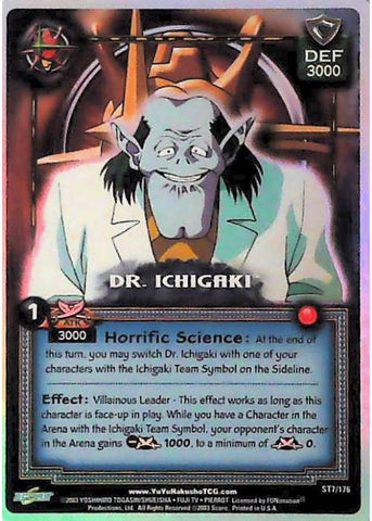 Yu Yu Hakusho TCG | Dr. Ichigaki (Foil) - Ghost Files ST7 | The Nerd Merchant