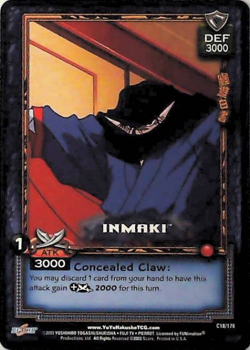 Yu Yu Hakusho TCG | Inmaki - Ghost Files C18 | The Nerd Merchant