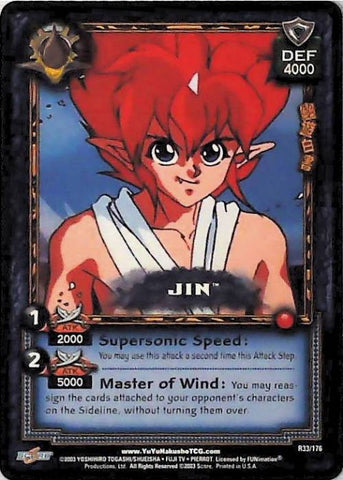 Yu Yu Hakusho TCG | Jin - Ghost Files R33 | The Nerd Merchant