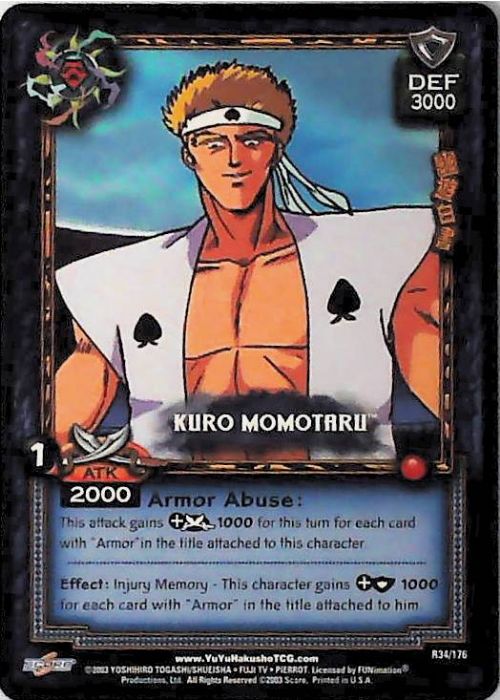 Yu Yu Hakusho TCG | Kuro Momotaru - Ghost Files R34 | The Nerd Merchant