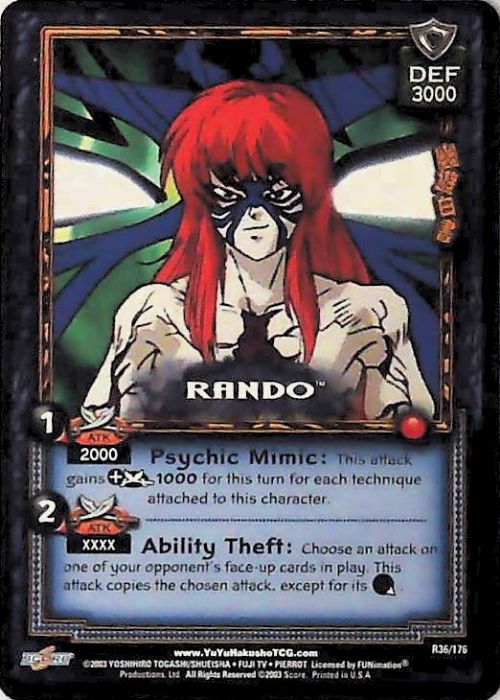 Yu Yu Hakusho TCG | Rando - Ghost Files R36 | The Nerd Merchant