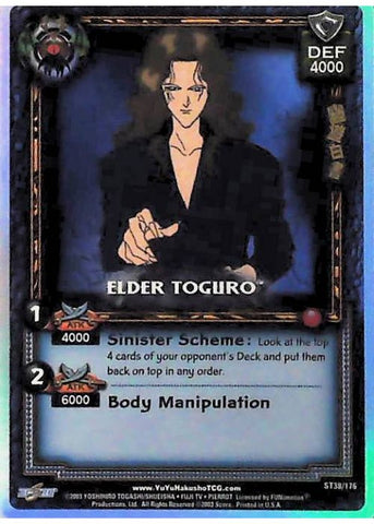 Yu Yu Hakusho TCG | Elder Toguro (Foil) - Ghost Files ST38 | The Nerd Merchant