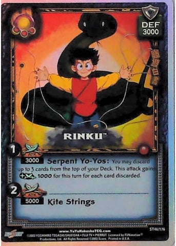 Yu Yu Hakusho TCG | Rinku (Foil) - Ghost Files ST46 | The Nerd Merchant