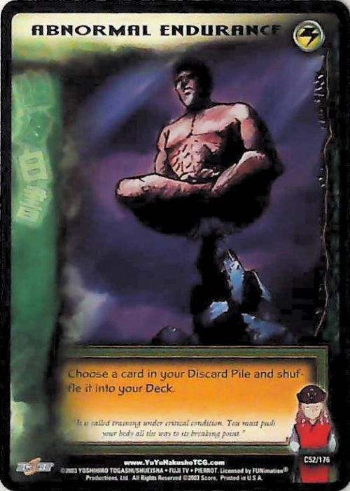 Yu Yu Hakusho TCG | Abnormal Endurance - Ghost Files C52 | The Nerd Merchant