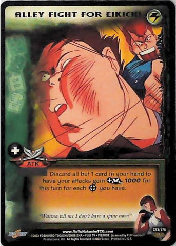 Yu Yu Hakusho TCG | Alley Fight for Eikichi - Ghost Files C53 | The Nerd Merchant