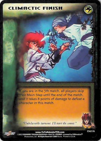 Yu Yu Hakusho TCG | Climactic Finish - Ghost Files C54 | The Nerd Merchant