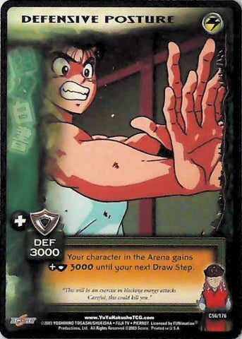 Yu Yu Hakusho TCG | Defensive Posture - Ghost Files C56 | The Nerd Merchant