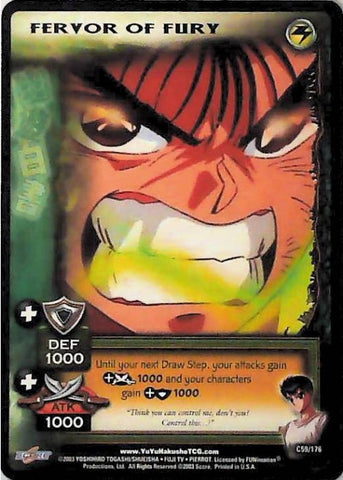 Yu Yu Hakusho TCG | Fervor of Fury - Ghost Files C59 | The Nerd Merchant