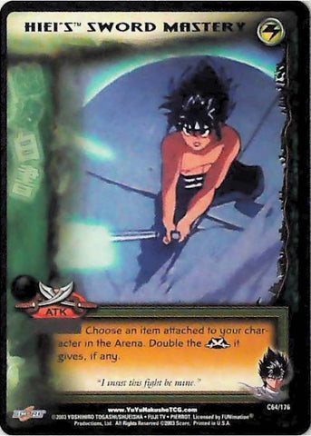 Yu Yu Hakusho TCG | Hiei's Sword Mastery - Ghost Files C64 | The Nerd Merchant