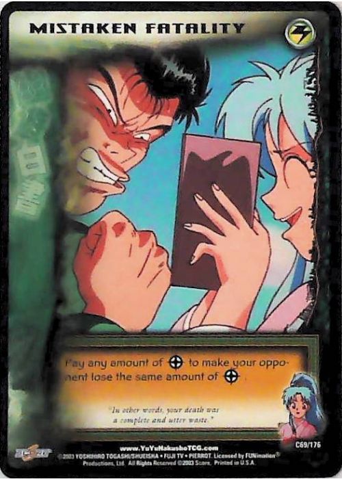 Yu Yu Hakusho TCG | Mistaken Fatality - Ghost Files C69 | The Nerd Merchant