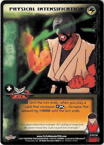 Yu Yu Hakusho TCG | Physical Intensification - Ghost Files C72 | The Nerd Merchant