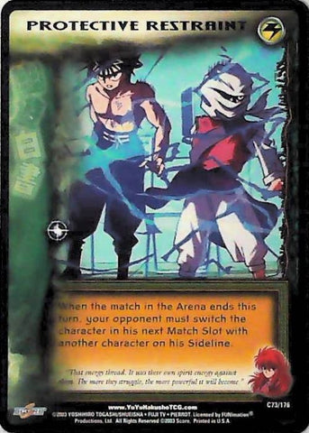 Yu Yu Hakusho TCG | Protective Restraint - Ghost Files C73 | The Nerd Merchant