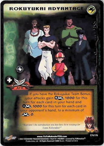 Yu Yu Hakusho TCG | Rokuyukai Advantage - Ghost Files C74 | The Nerd Merchant