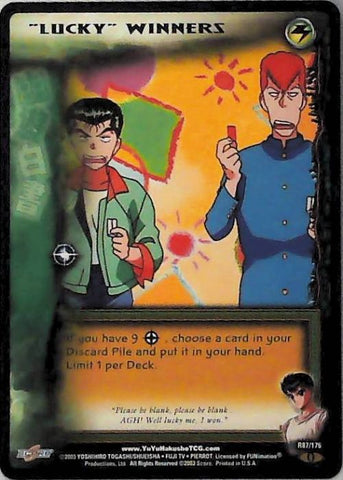 Yu Yu Hakusho TCG | Lucky Winners - Ghost Files R87 | The Nerd Merchant