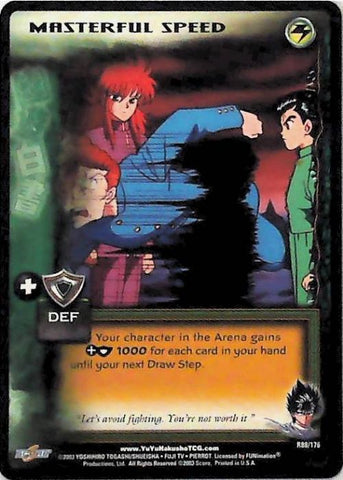 Yu Yu Hakusho TCG | Masterful Speed - Ghost Files R88 | The Nerd Merchant