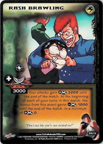 Yu Yu Hakusho TCG | Rash Brawling - Ghost Files R90 | The Nerd Merchant