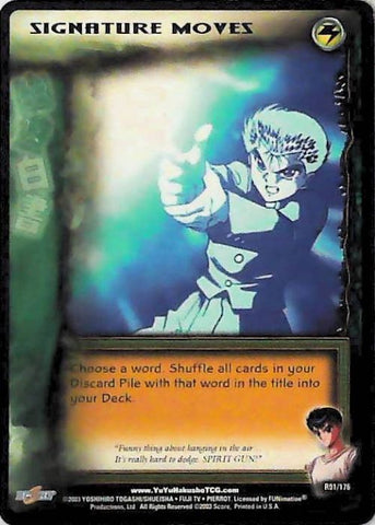 Yu Yu Hakusho TCG | Signature Moves - Ghost Files R91 | The Nerd Merchant