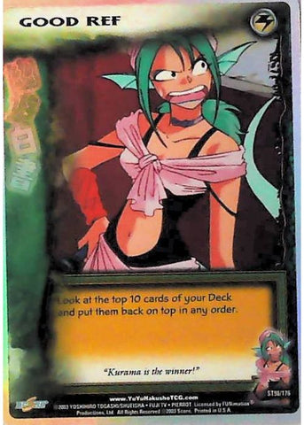 Yu Yu Hakusho TCG | Good Ref (Foil) - Ghost Files ST98 | The Nerd Merchant
