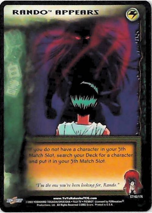 Yu Yu Hakusho TCG | Rando Appears - Ghost Files ST102 | The Nerd Merchant