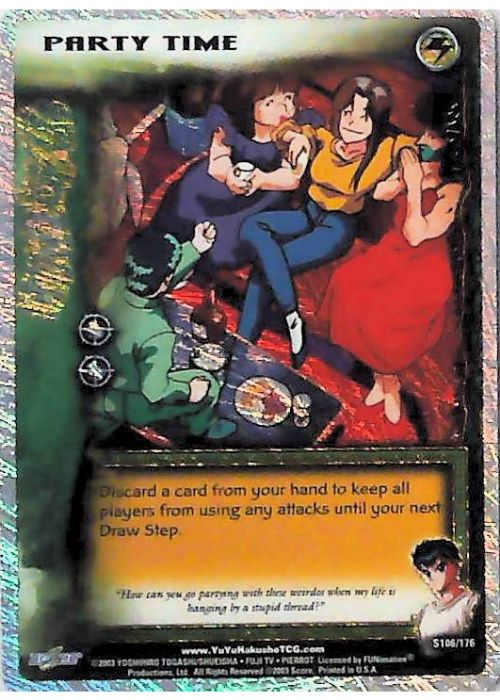 Yu Yu Hakusho TCG | Party Time (Foil) - Ghost Files S106 | The Nerd Merchant