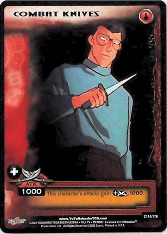 Yu Yu Hakusho TCG | Combat Knives - Ghost Files C114 | The Nerd Merchant