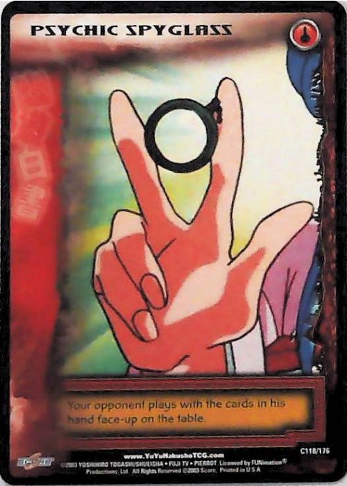 Yu Yu Hakusho TCG | Psychic Spyglass - Ghost Files C118 | The Nerd Merchant